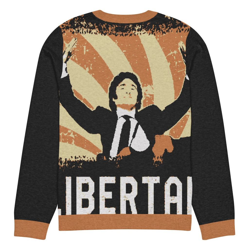 Libertad Javier Milei Knitted Ugly Christmas Sweater