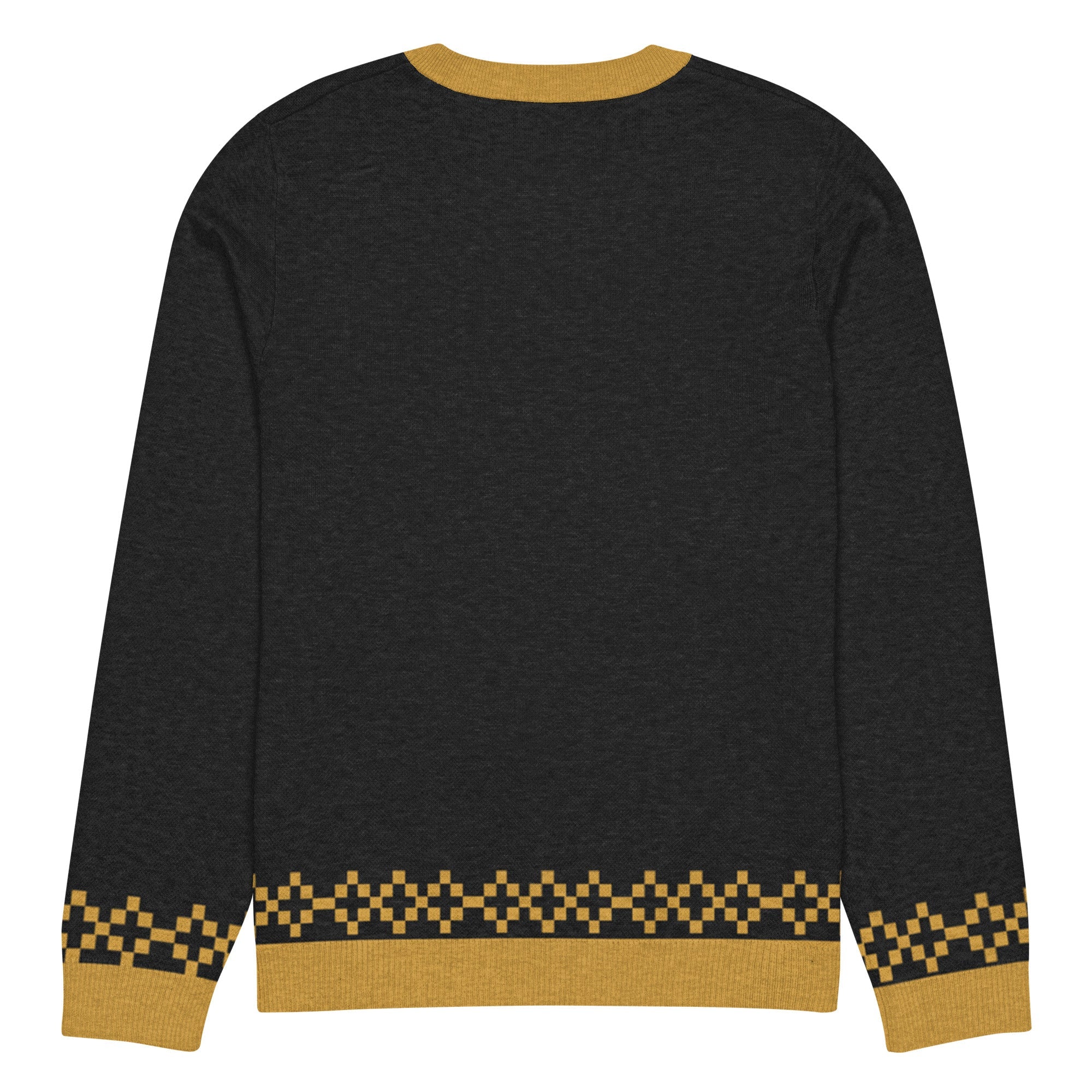 Knitted crew neck sweater