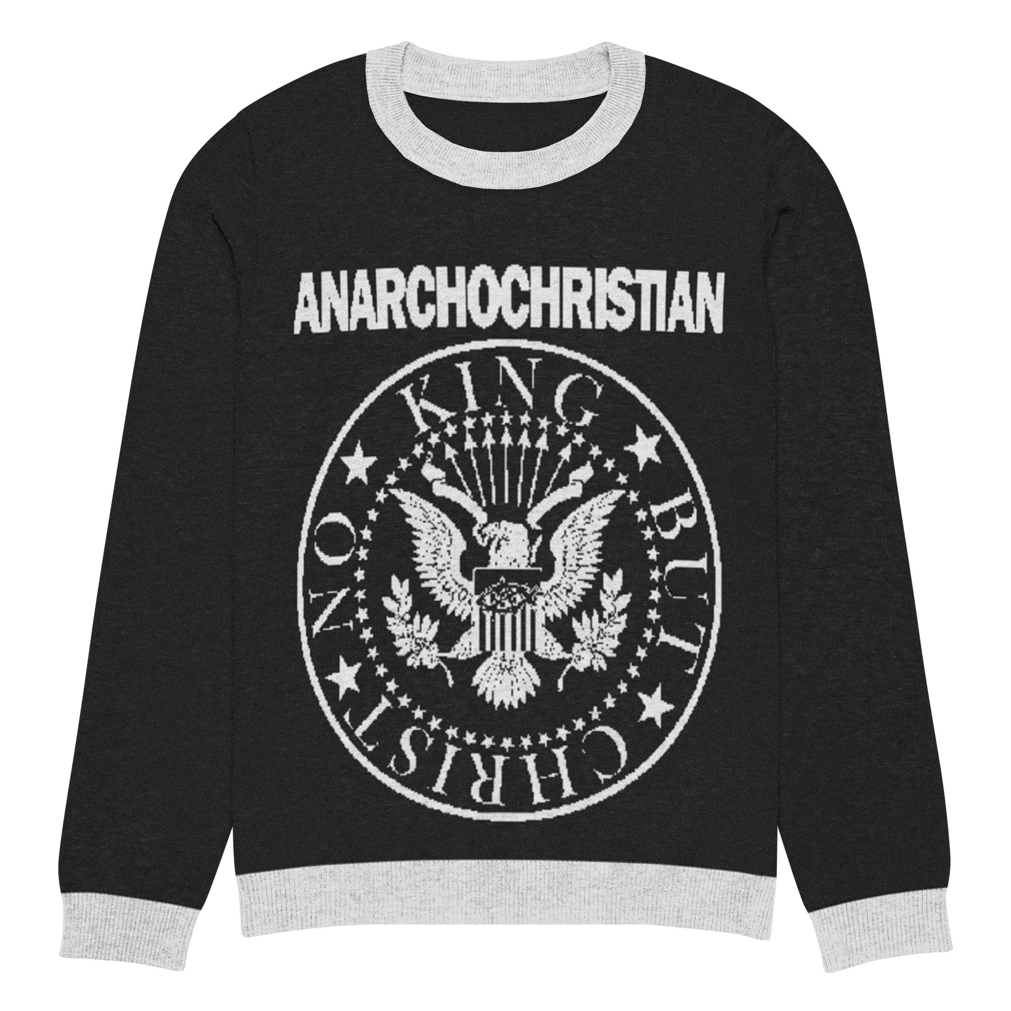 Anarchochristian Seal Knitted sweater