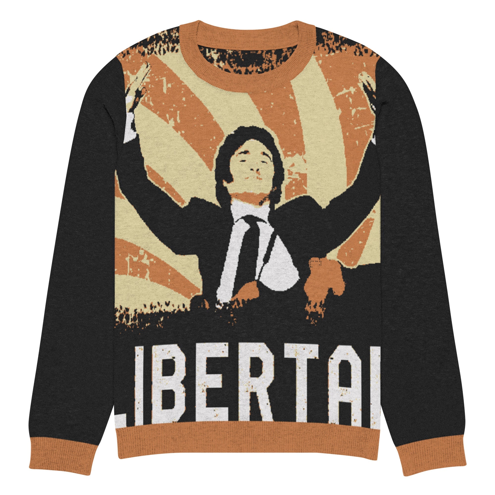 Libertad Javier Milei Knitted Ugly Christmas Sweater