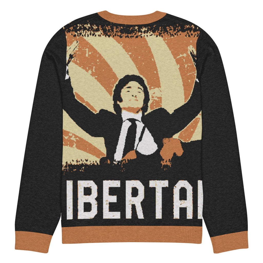 Libertad Javier Milei Knitted Ugly Christmas Sweater