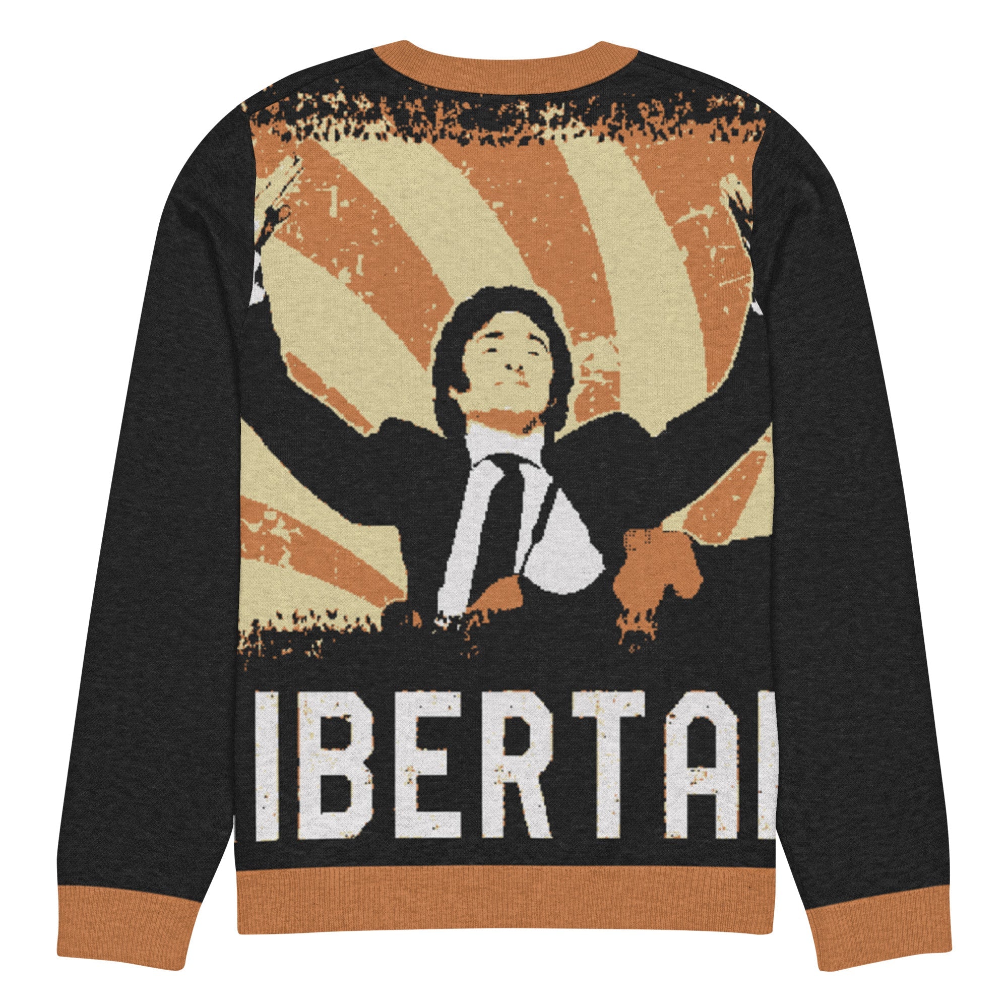 Libertad Javier Milei Knitted Ugly Christmas Sweater