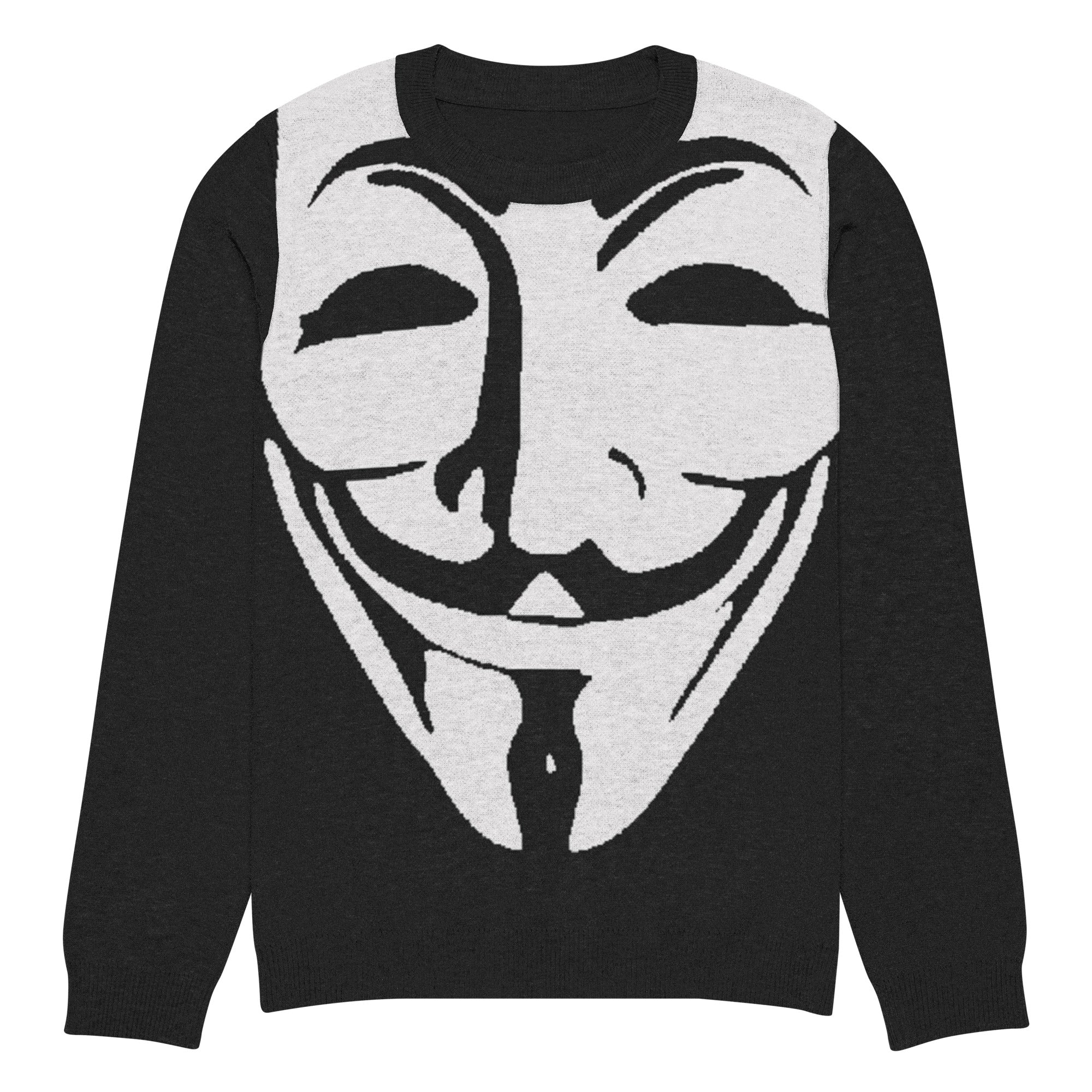 Guy Fawkes Knitted crew neck sweater