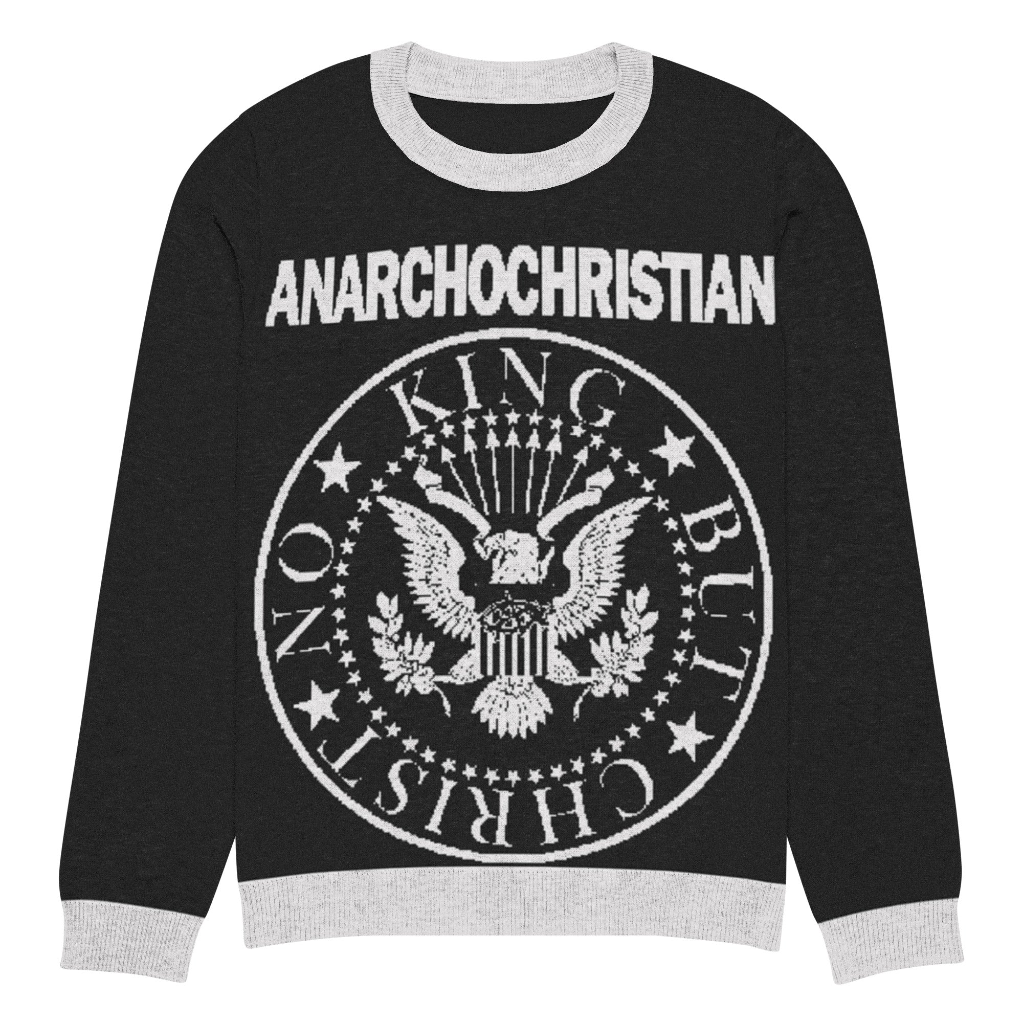 Anarchochristian Seal Knitted sweater