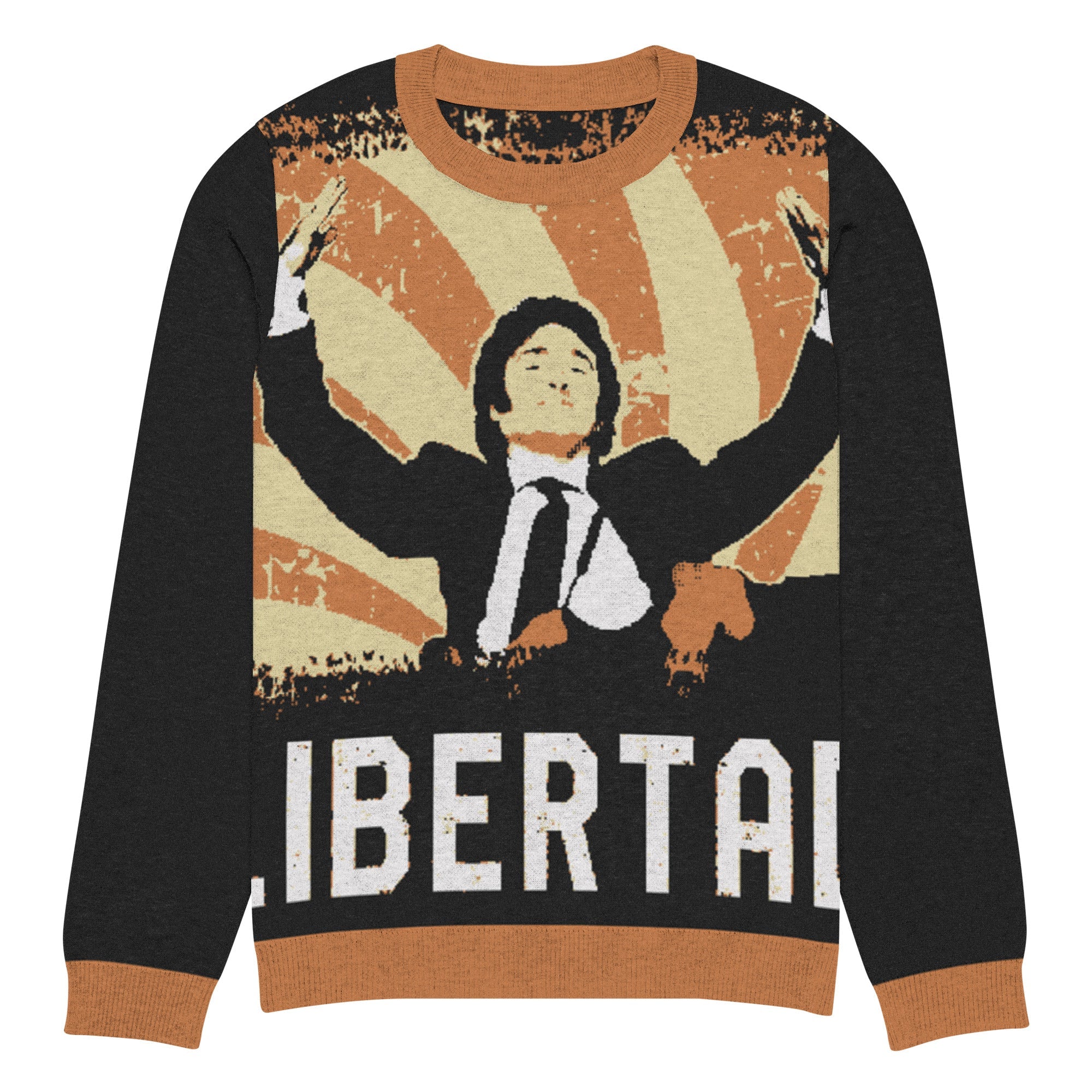 Libertad Javier Milei Knitted Ugly Christmas Sweater