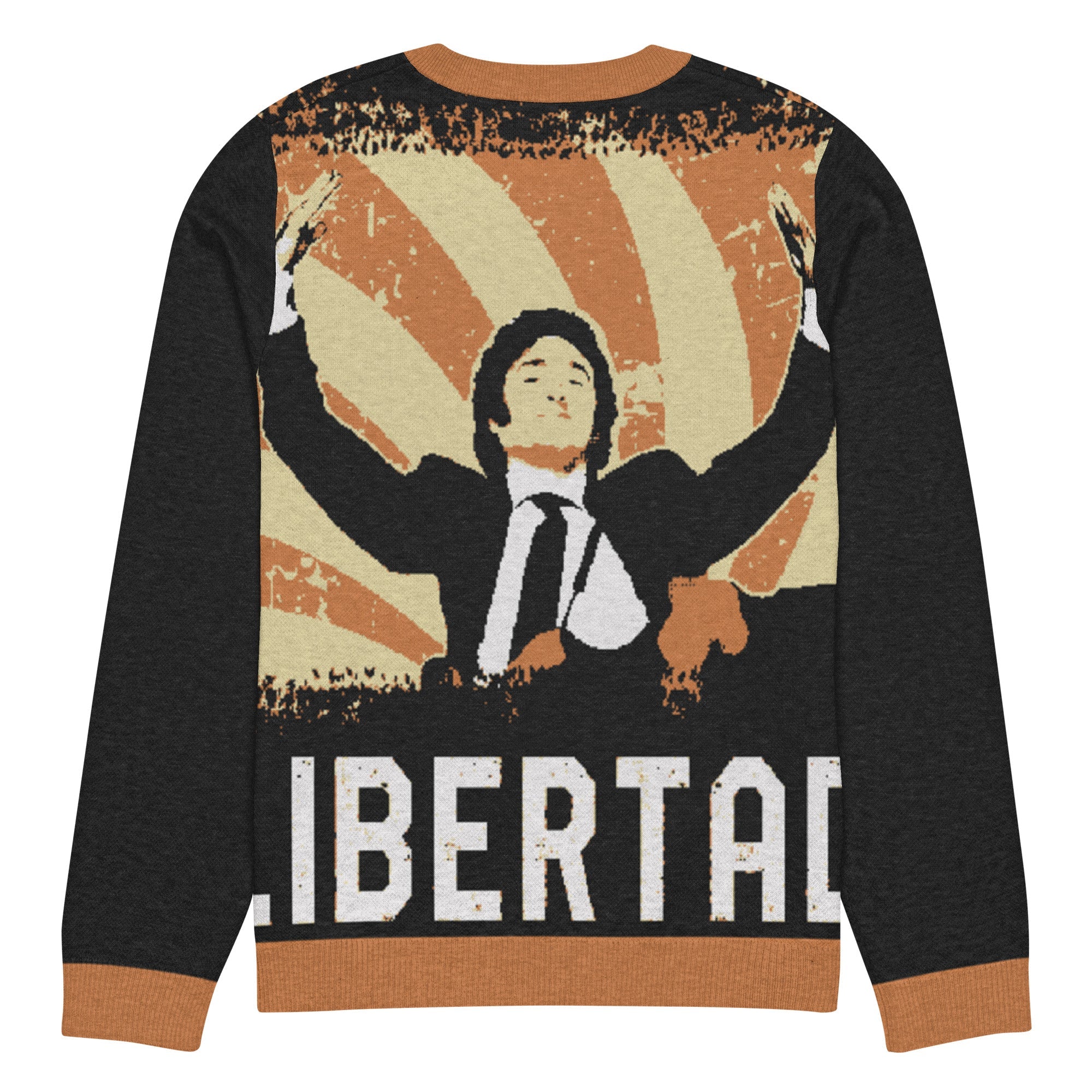 Libertad Javier Milei Knitted Ugly Christmas Sweater