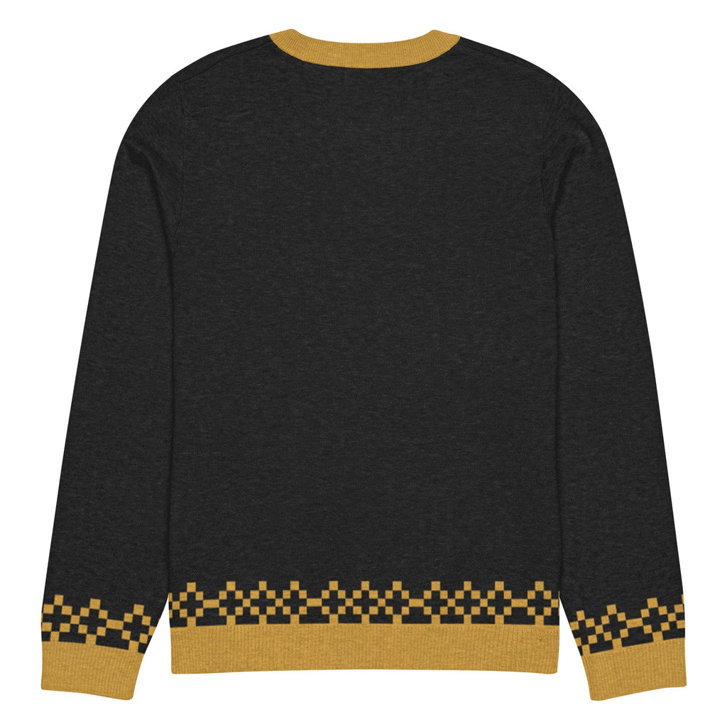 Knitted crew neck sweater