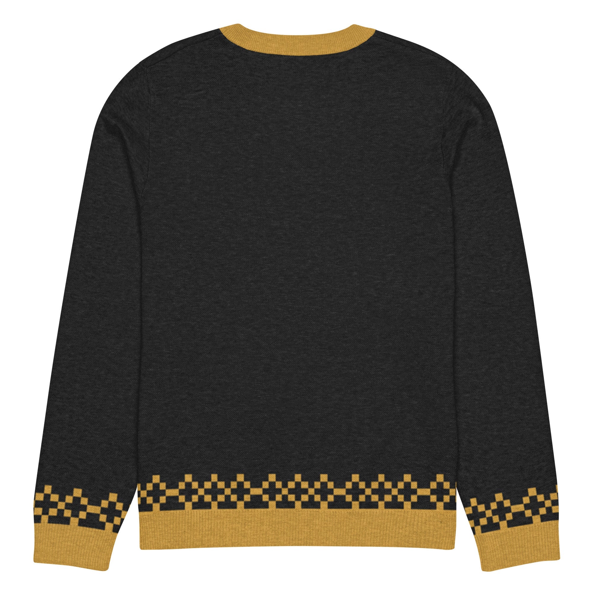 Knitted crew neck sweater