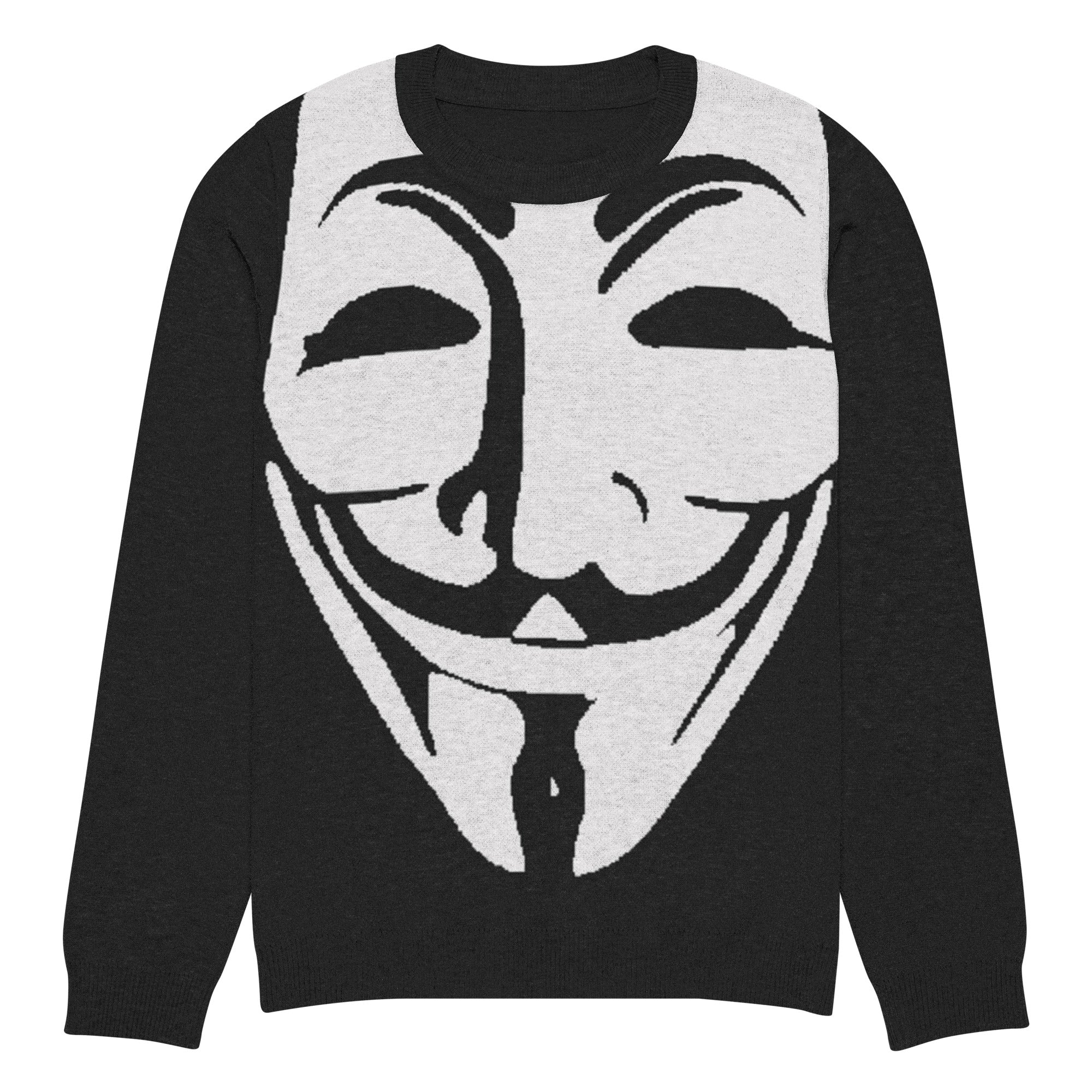 Guy Fawkes Knitted crew neck sweater