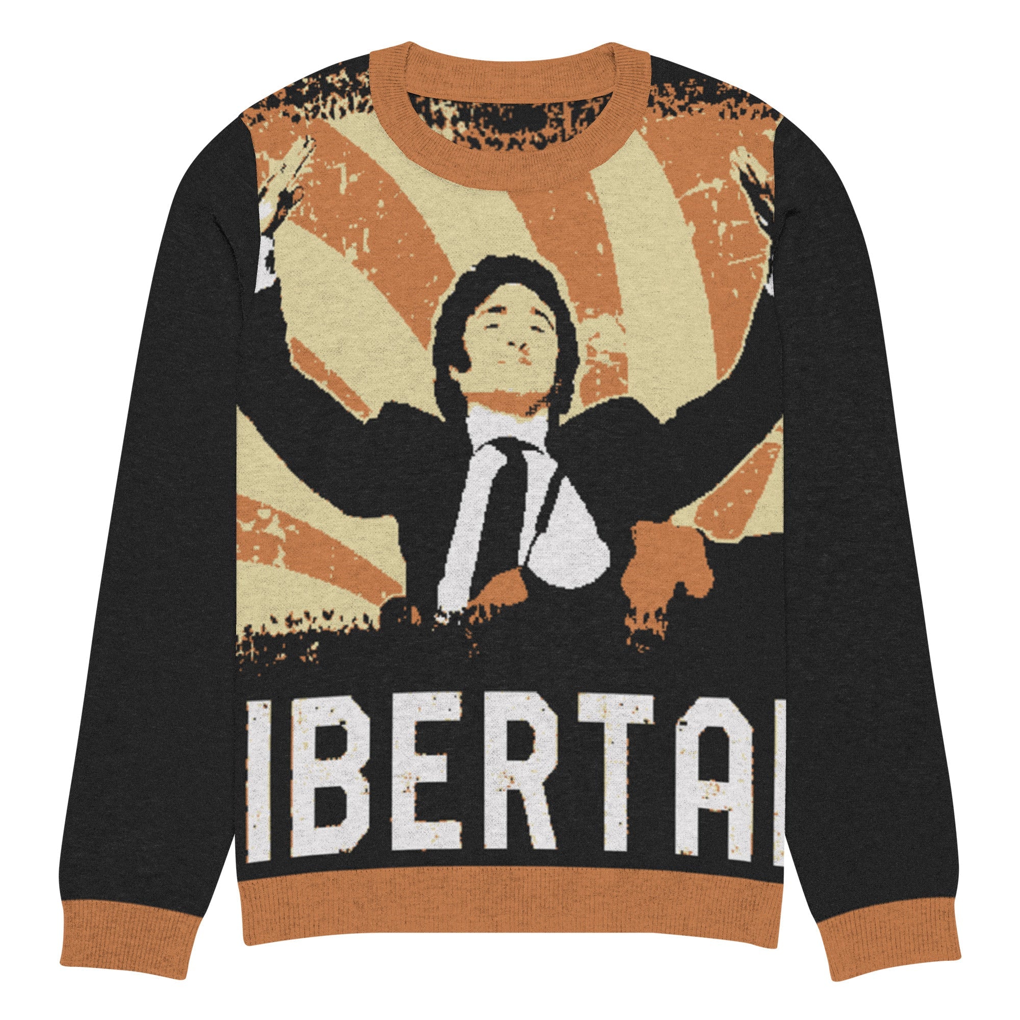 Libertad Javier Milei Knitted Ugly Christmas Sweater