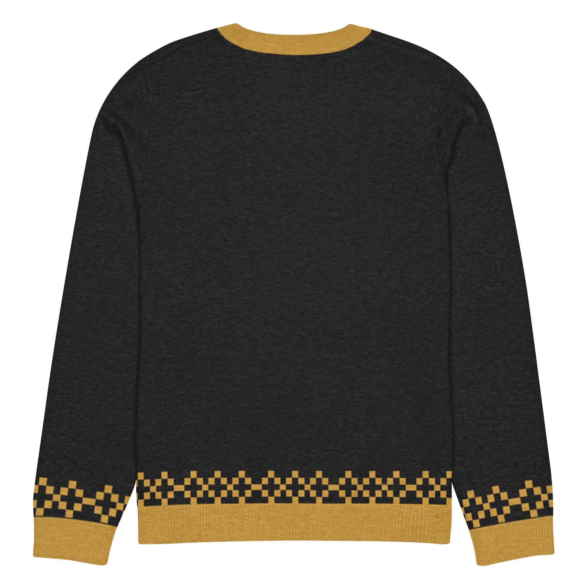 Knitted crew neck sweater