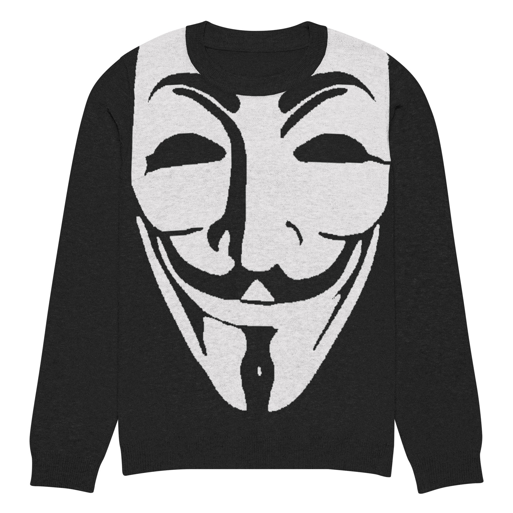 Guy Fawkes Knitted crew neck sweater