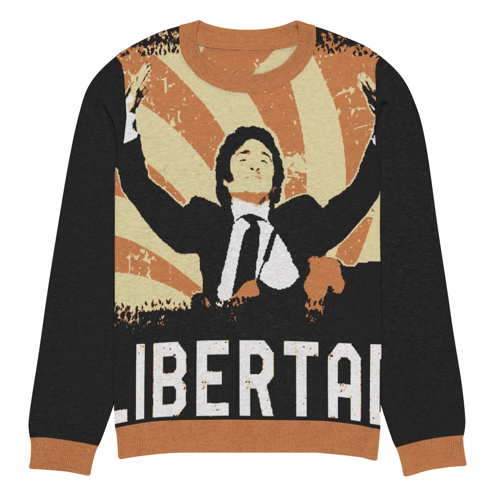 Libertad Javier Milei Knitted Ugly Christmas Sweater