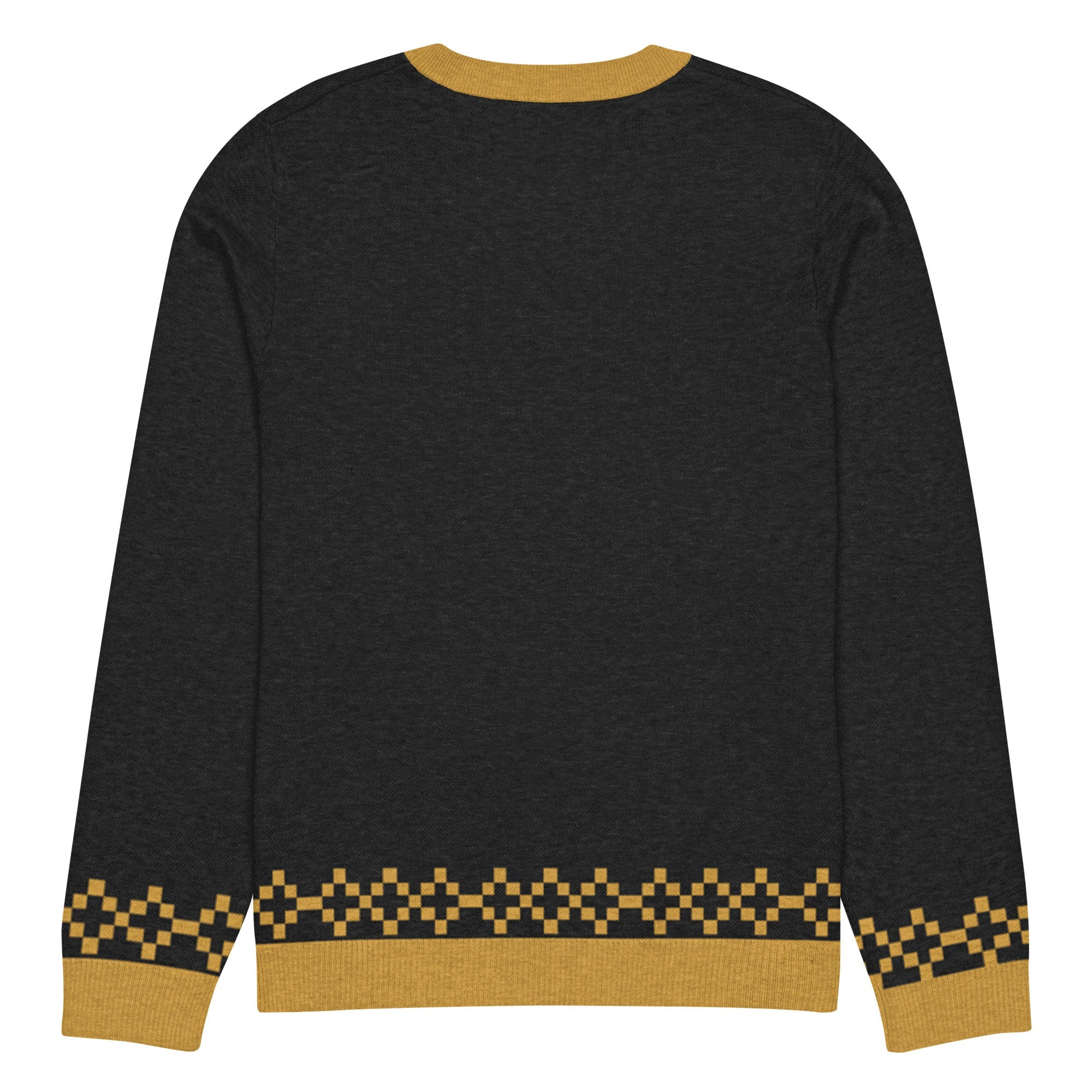 Knitted crew neck sweater