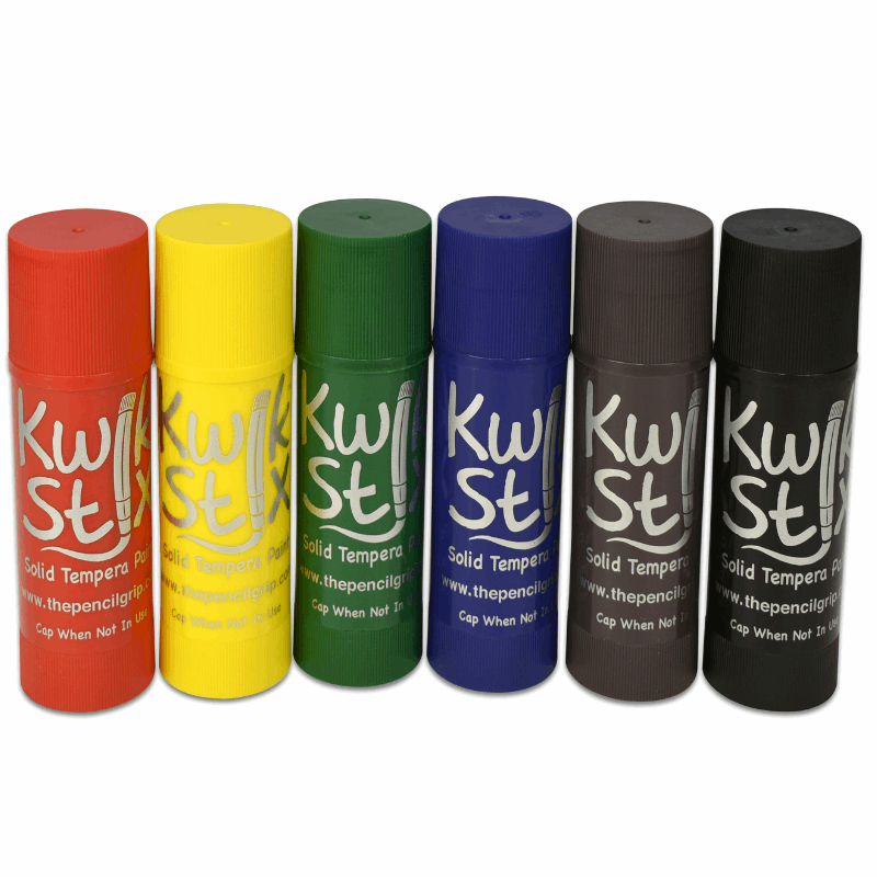 Jumbo Kwik Stix Paint Sticks, Set of 6 Classic Colors