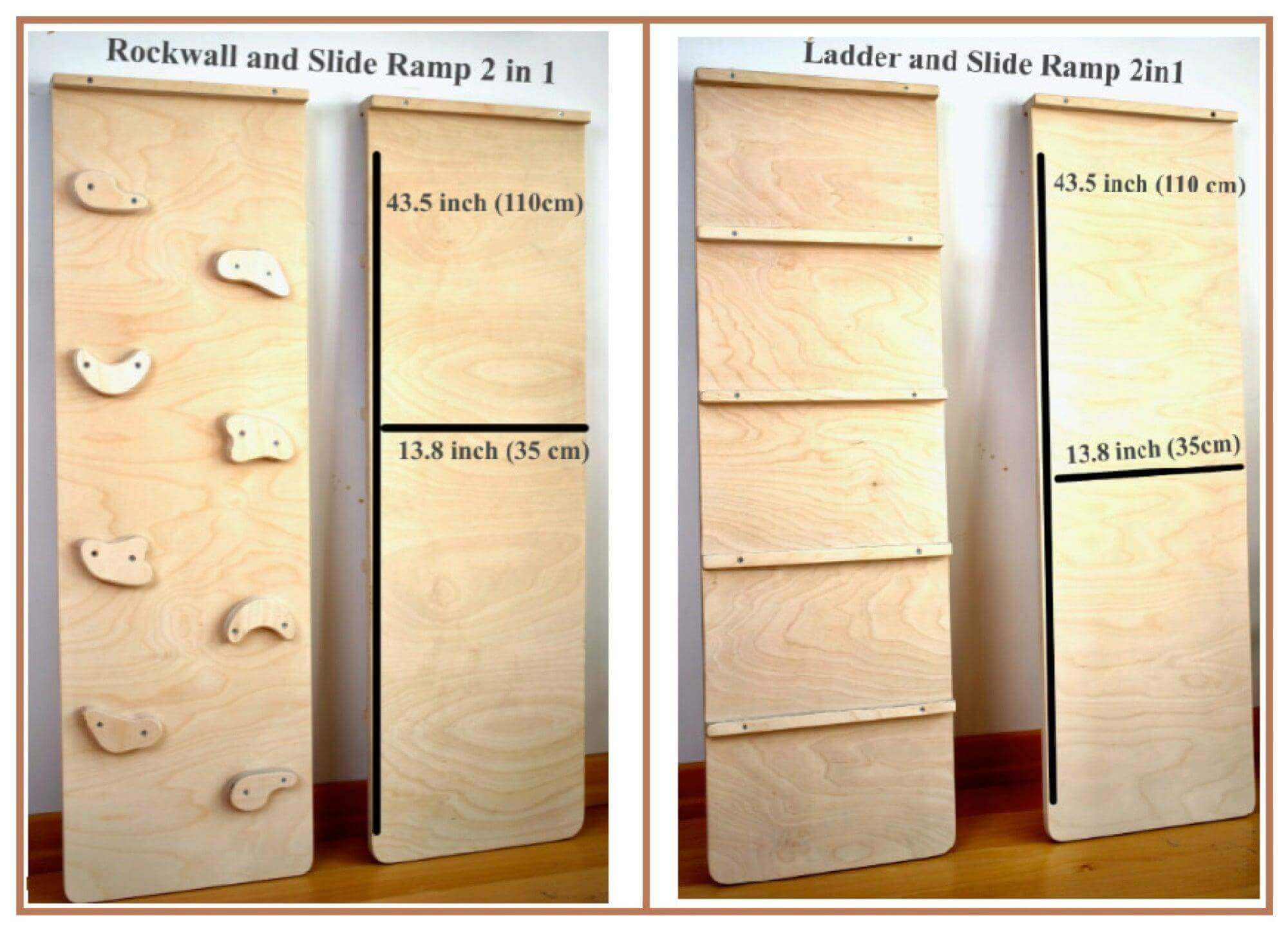 Foldable Climbing Triangle with Ramp