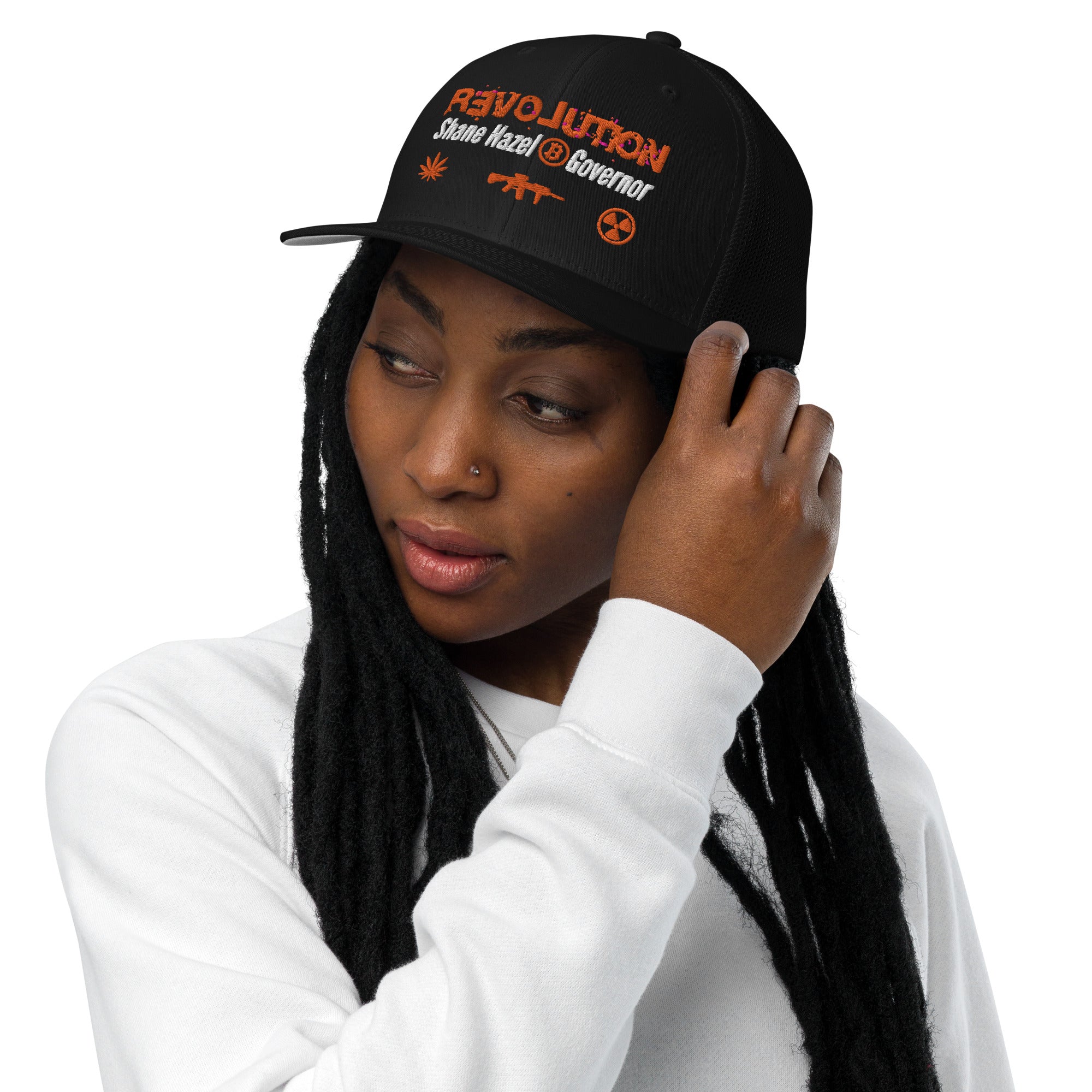 Shane Hazel for Gvernor Closed-back trucker cap