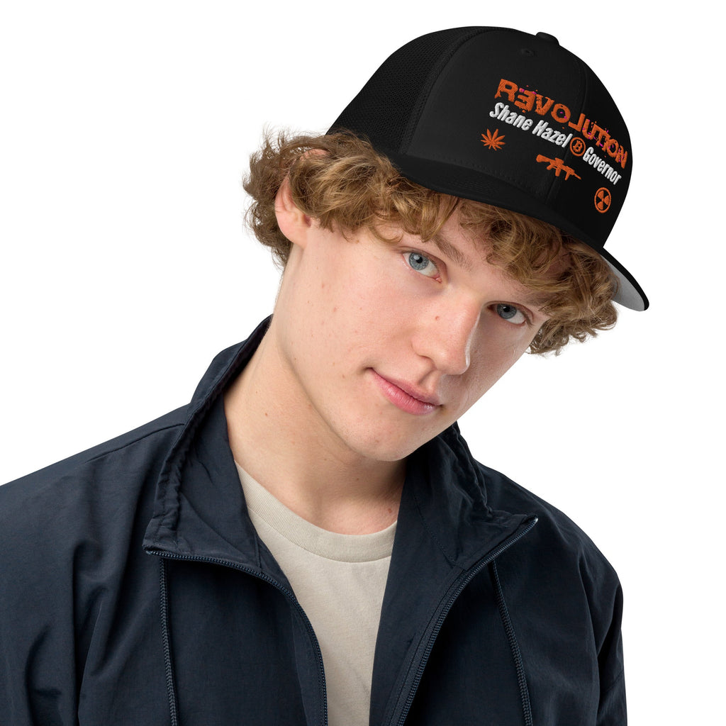Shane Hazel for Gvernor Closed-back trucker cap