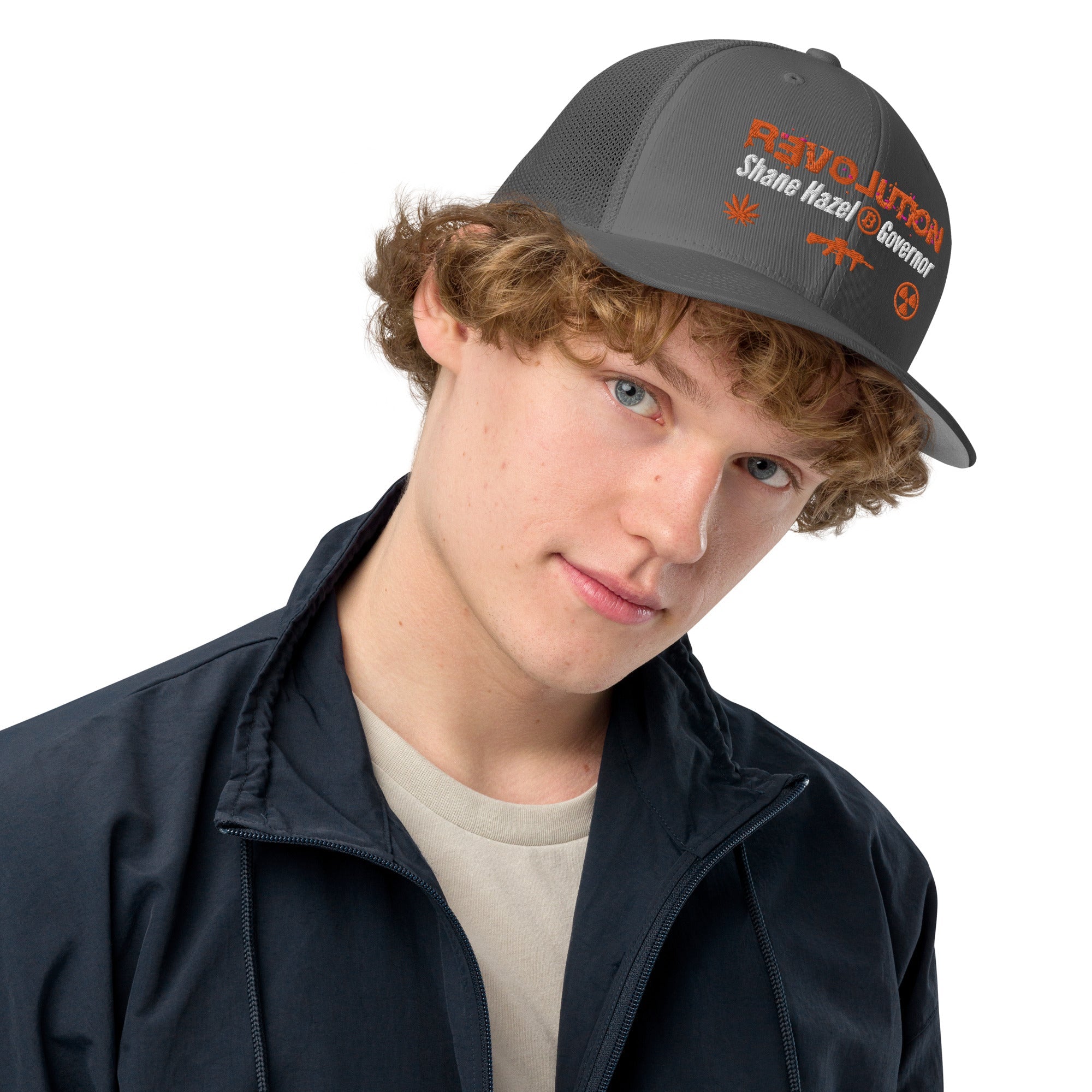 Shane Hazel for Gvernor Closed-back trucker cap