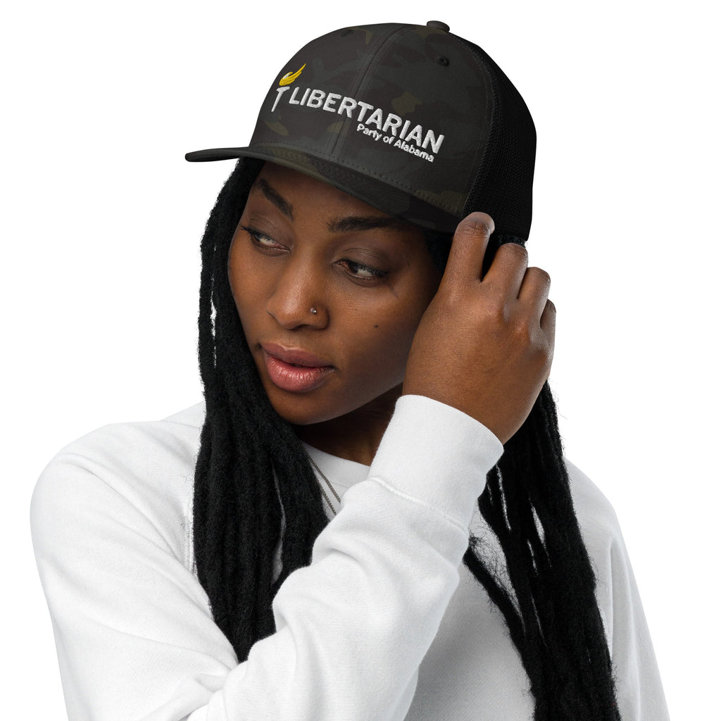 Libertarian Party of Alabama Closed-back trucker cap