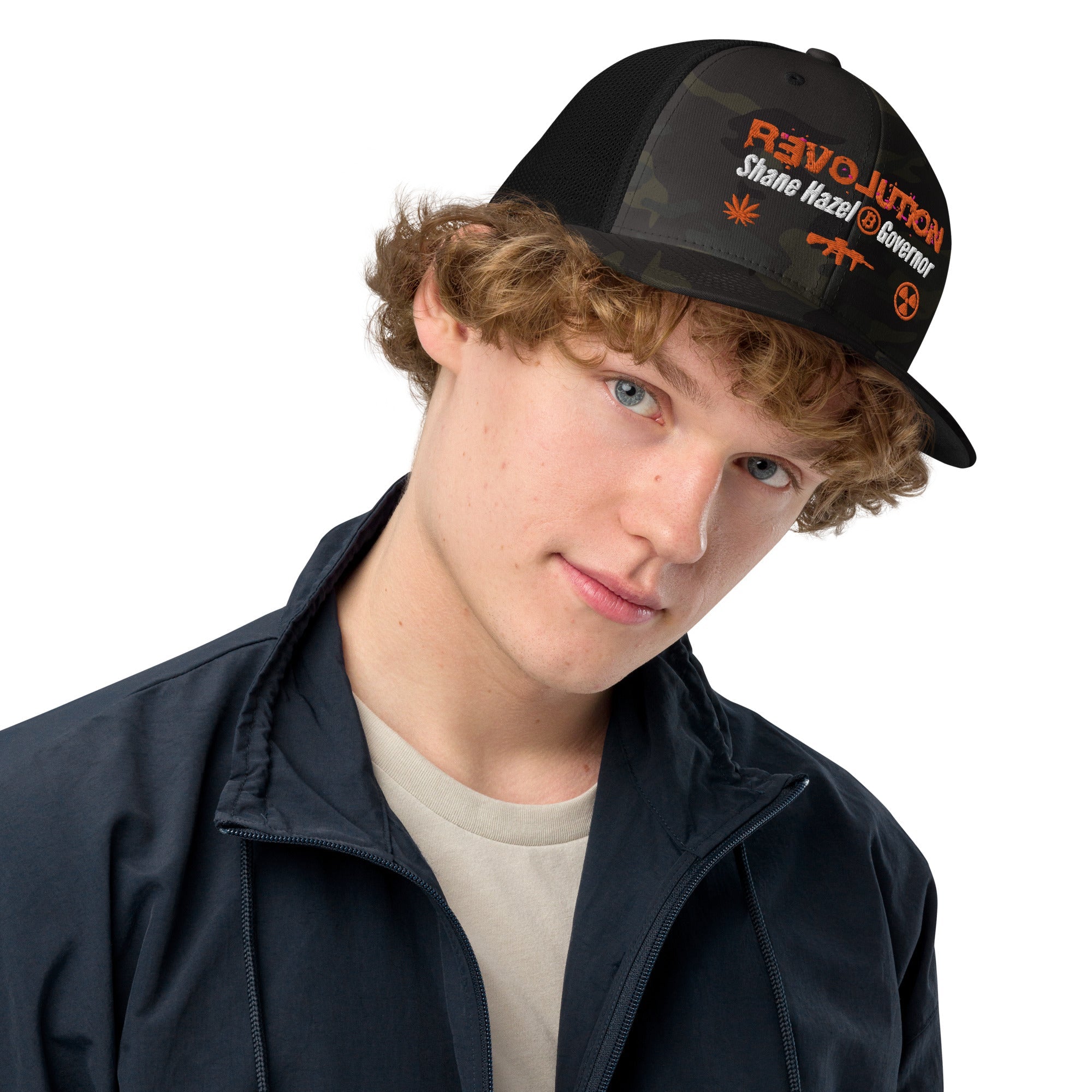 Shane Hazel for Gvernor Closed-back trucker cap