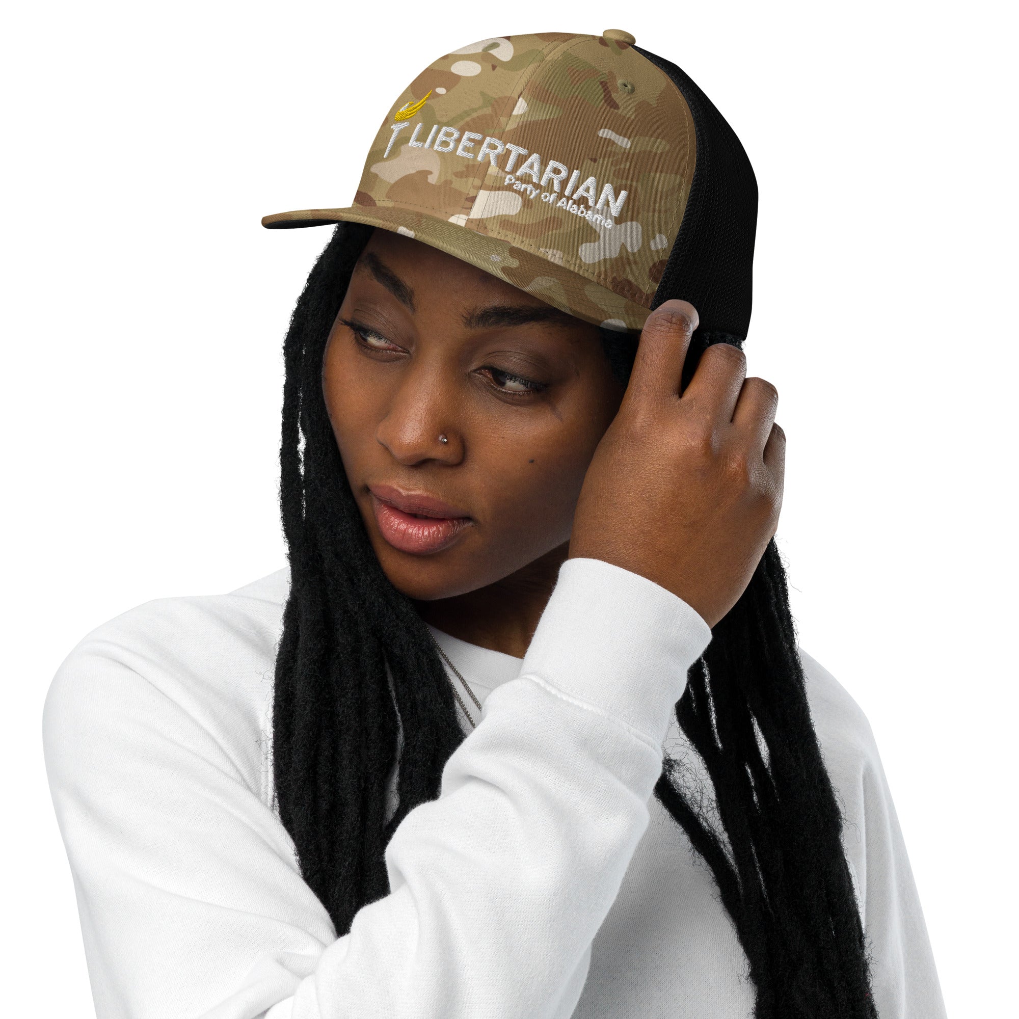 Libertarian Party of Alabama Closed-back trucker cap