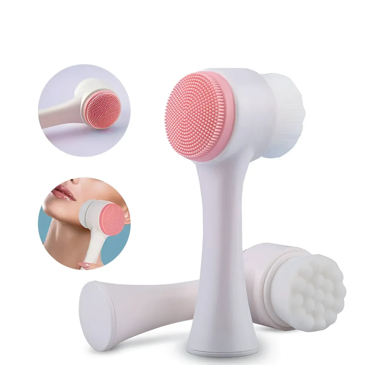 Colorful Waterproof Silicone Face Cleansing Brush