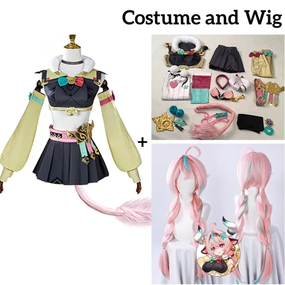 Genshin Varesa Cosplay Set – Kawaii Fantasy Uniform Costume