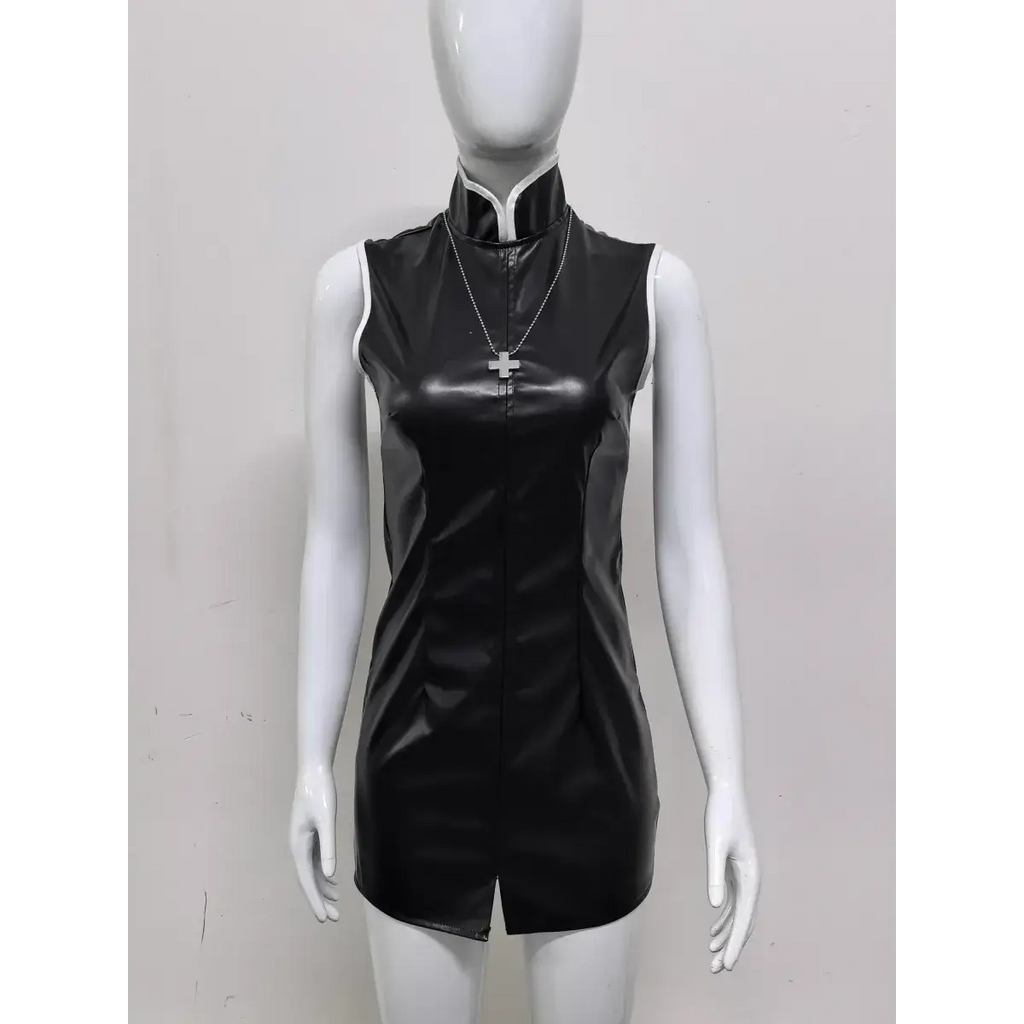 Misato Katsuragi EVA Cosplay Set – Red Jacket & Black Dress Costume