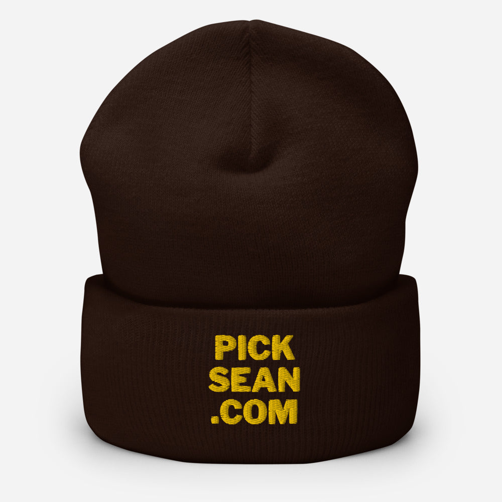 PICKSEAN.COM Cuffed Beanie