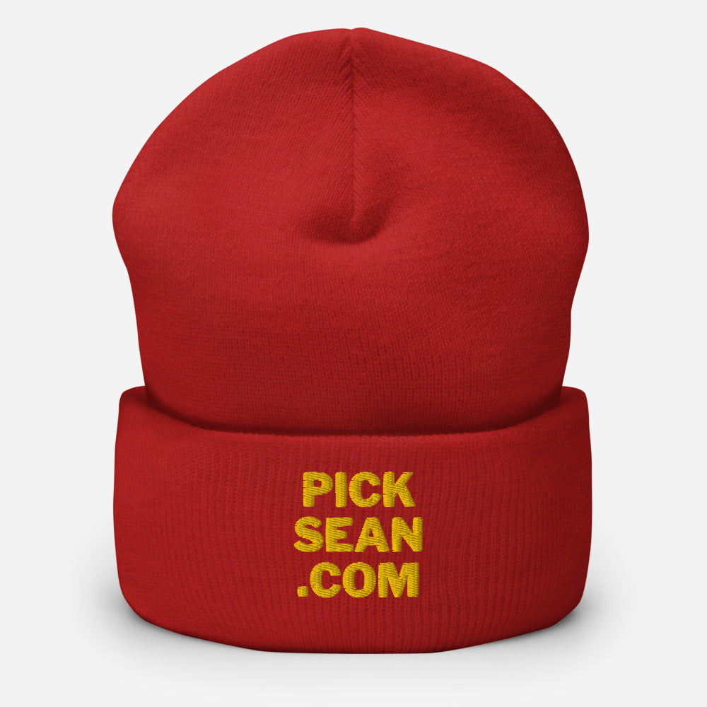 PICKSEAN.COM Cuffed Beanie