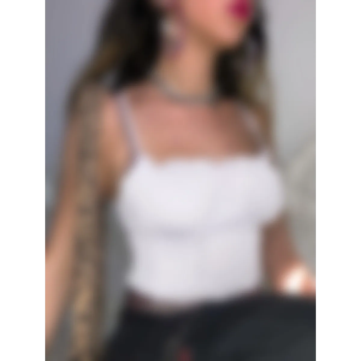 Cute Ruffled Tank Top