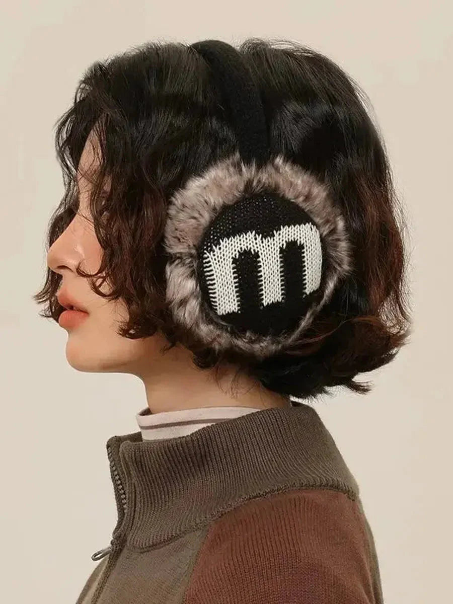 'M& M' Winter Y2k Fluffy Ear Muffs