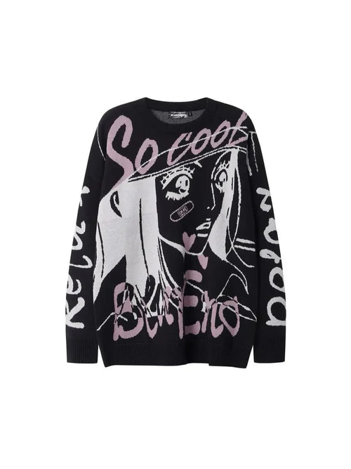 'Manga Girl' Anime Girls Streetstyle Oversized Sweater