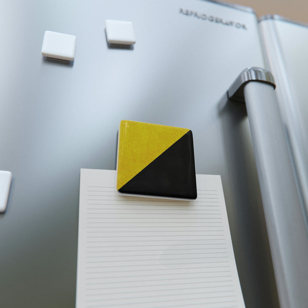 Ancap Porcelain Magnet, Square