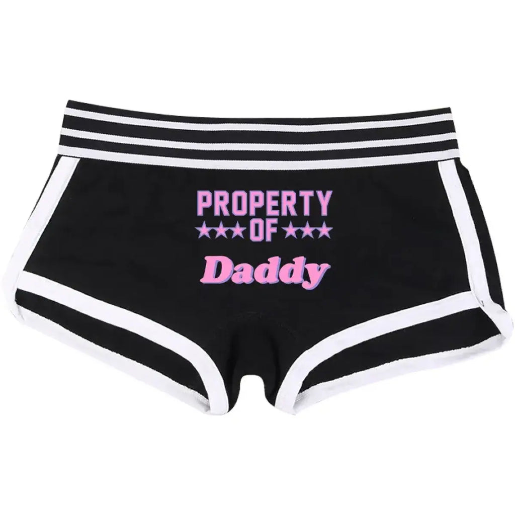 "PROPERTY OF DADDY" BoyShort - Cute Cotton Women's Underwear