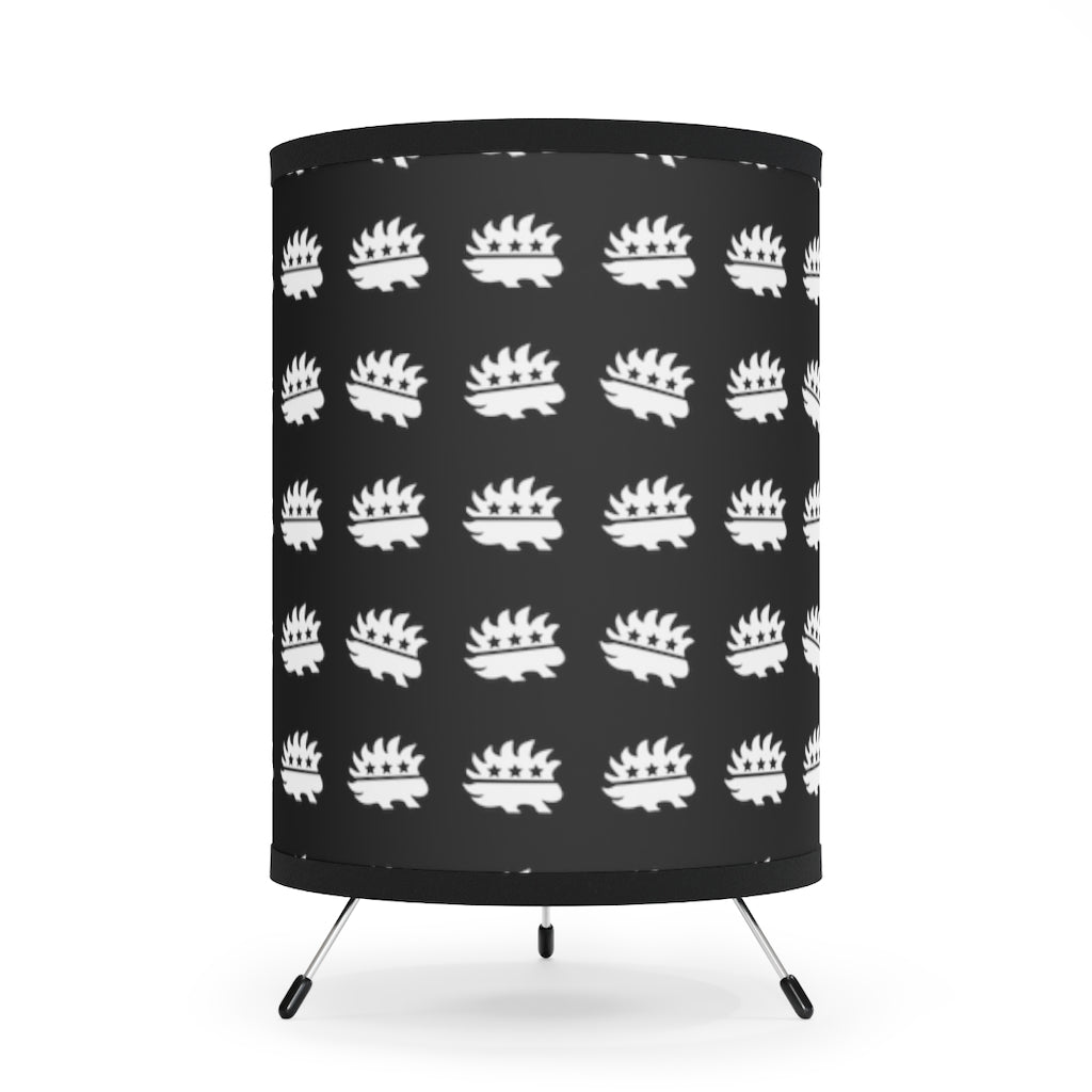 Porcupine Tripod Lamp with High-Res Printed Shade, US\CA plug