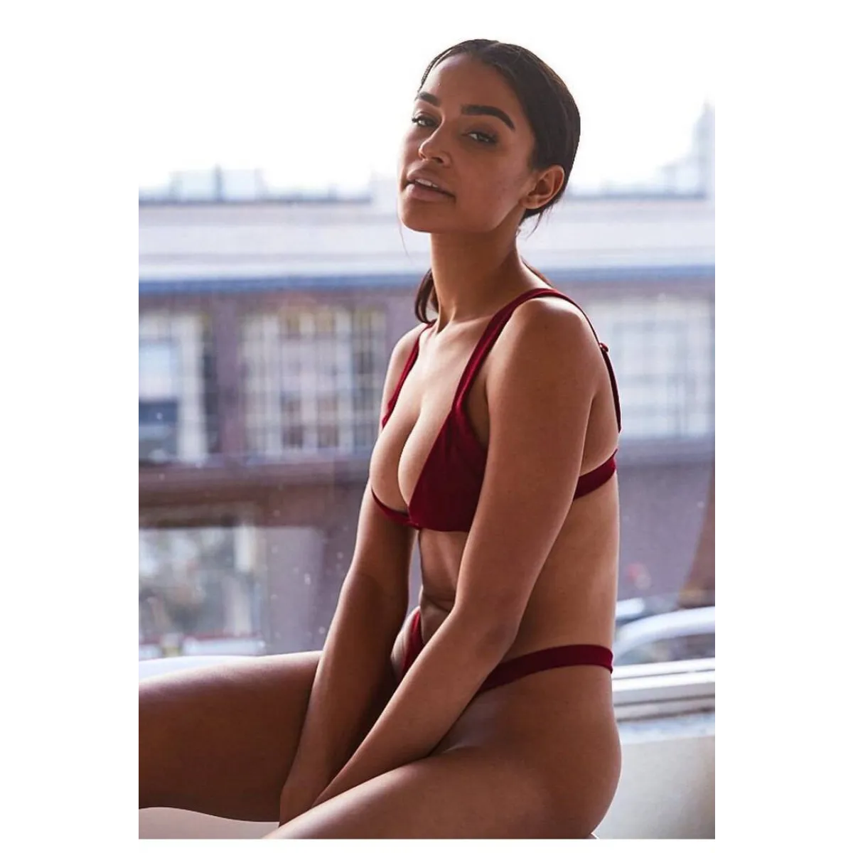 Deep-V Bikini Swimsuit