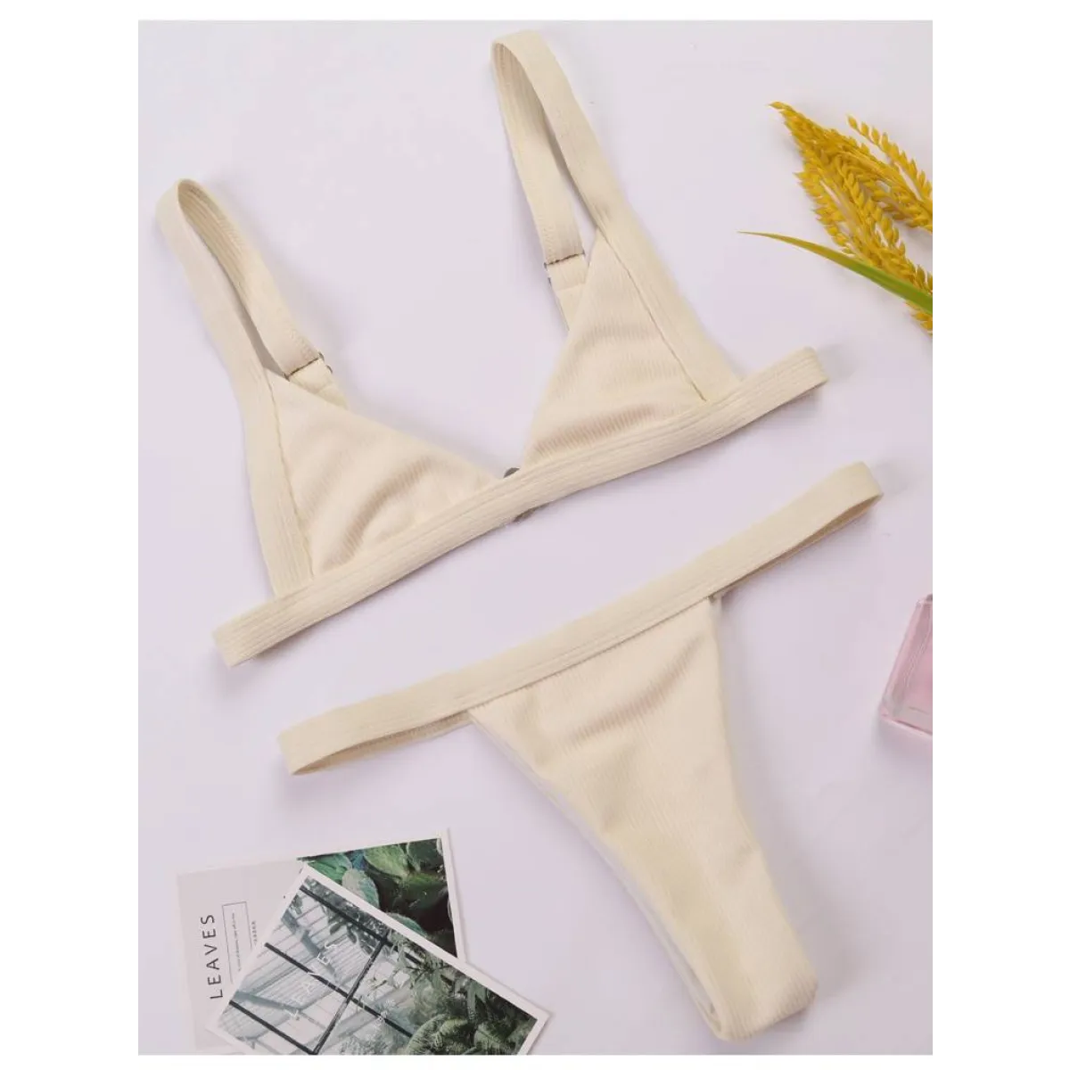 Deep-V Bikini Swimsuit