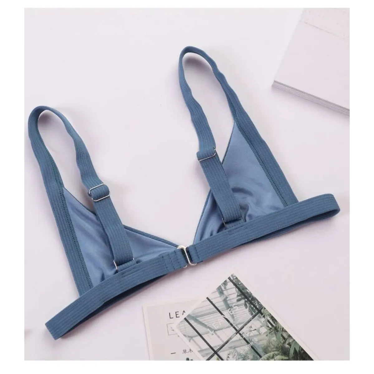 Deep-V Bikini Swimsuit