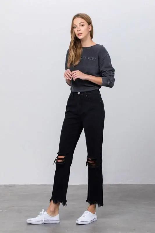 Destroyed Jeans - Ripped Streetwear Denim - Unisex Trendy Fit