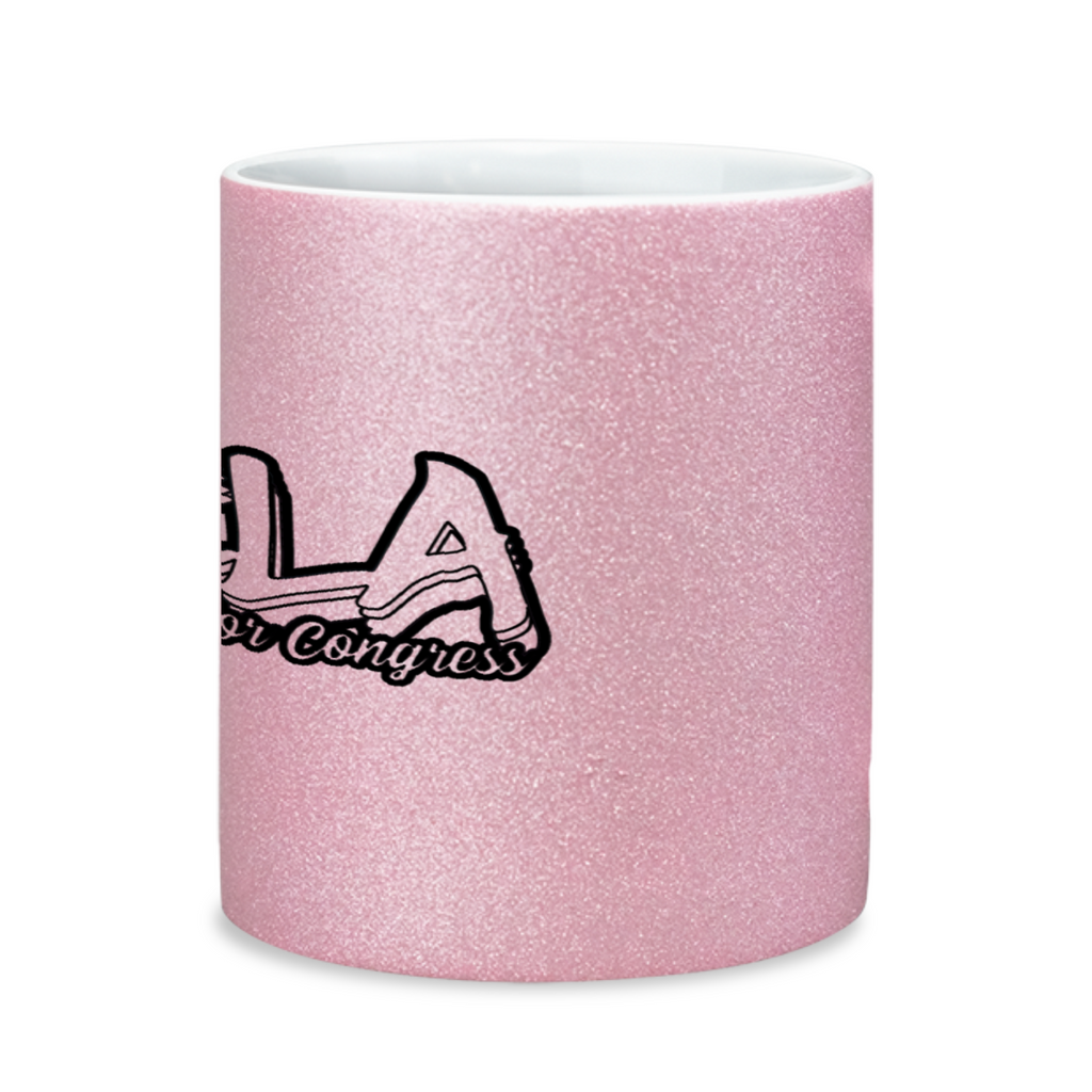Angela Pence for Congress Glitter Sparkle Mug