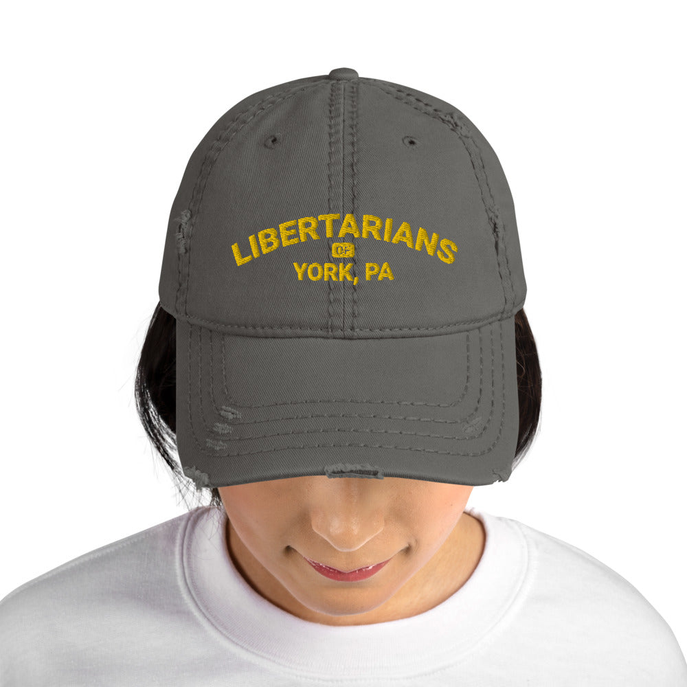 Libertarians of York PA Distressed Dad Hat
