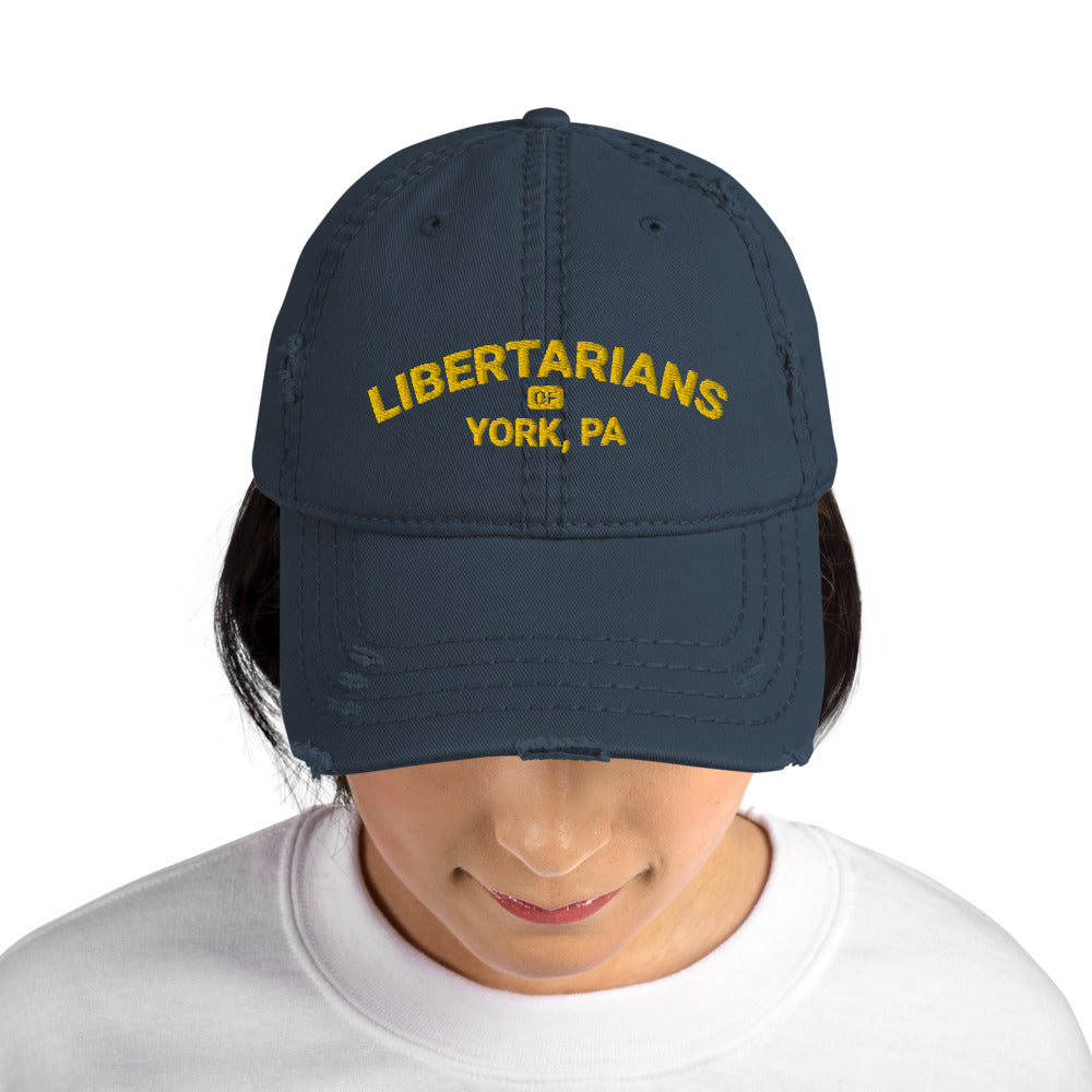 Libertarians of York PA Distressed Dad Hat