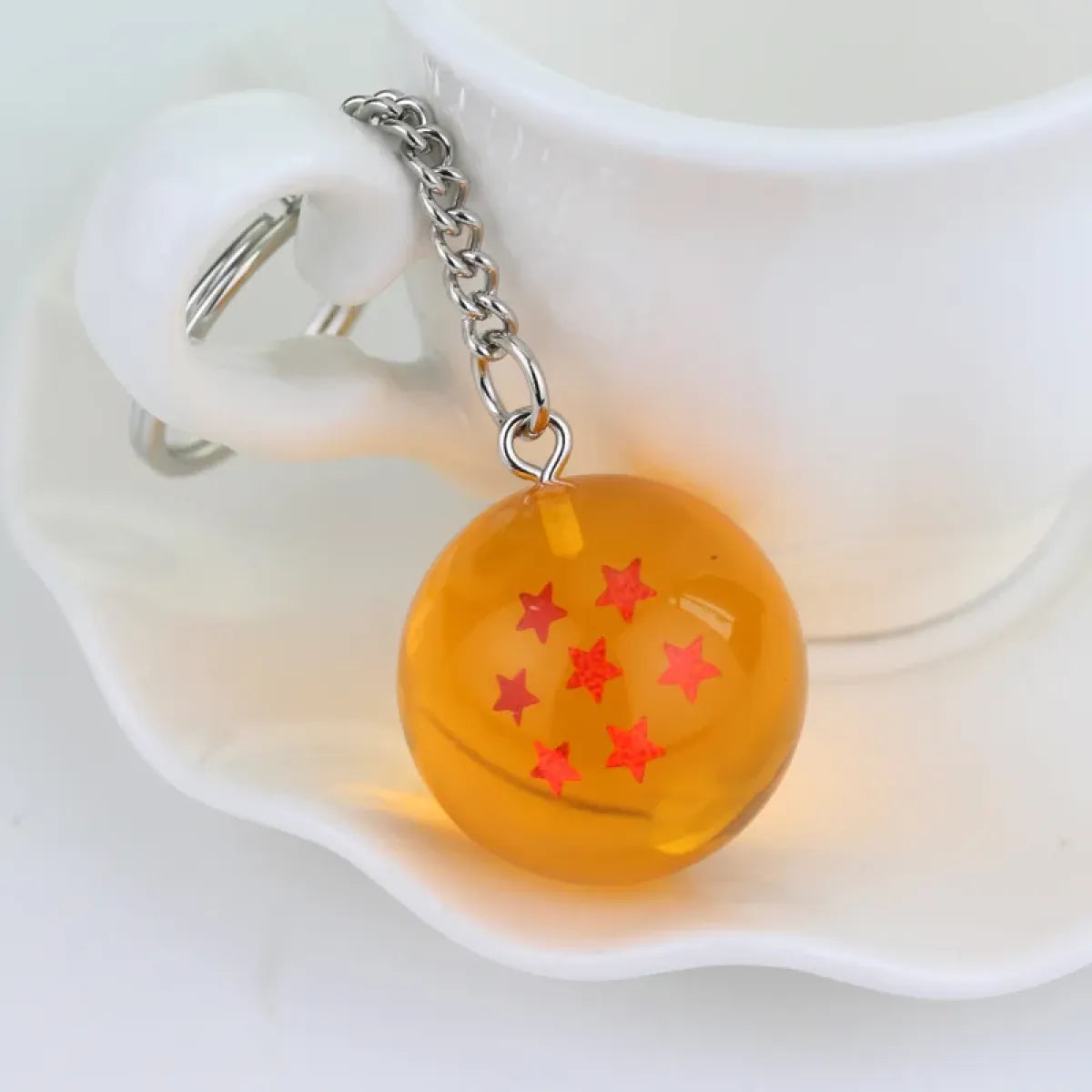 Dragon Ball Series Keychain Charms: 1-7 Star Dragon Balls