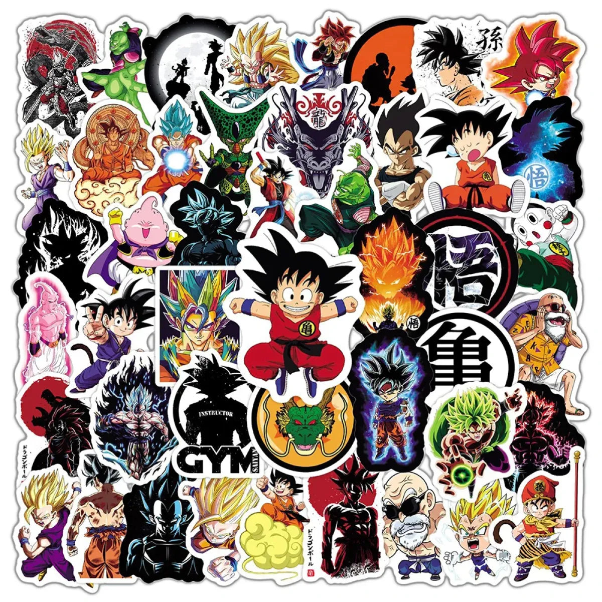 Dragon Ball Stickers - 50/100pcs - Son Goku Cartoon Decals