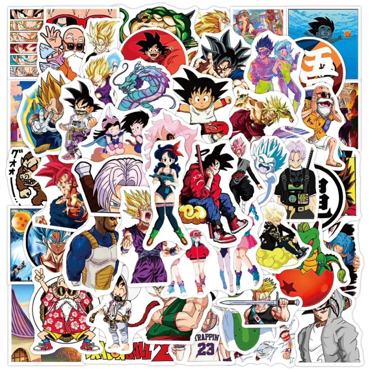 Dragon Ball Stickers - 50/100pcs - Son Goku Cartoon Decals