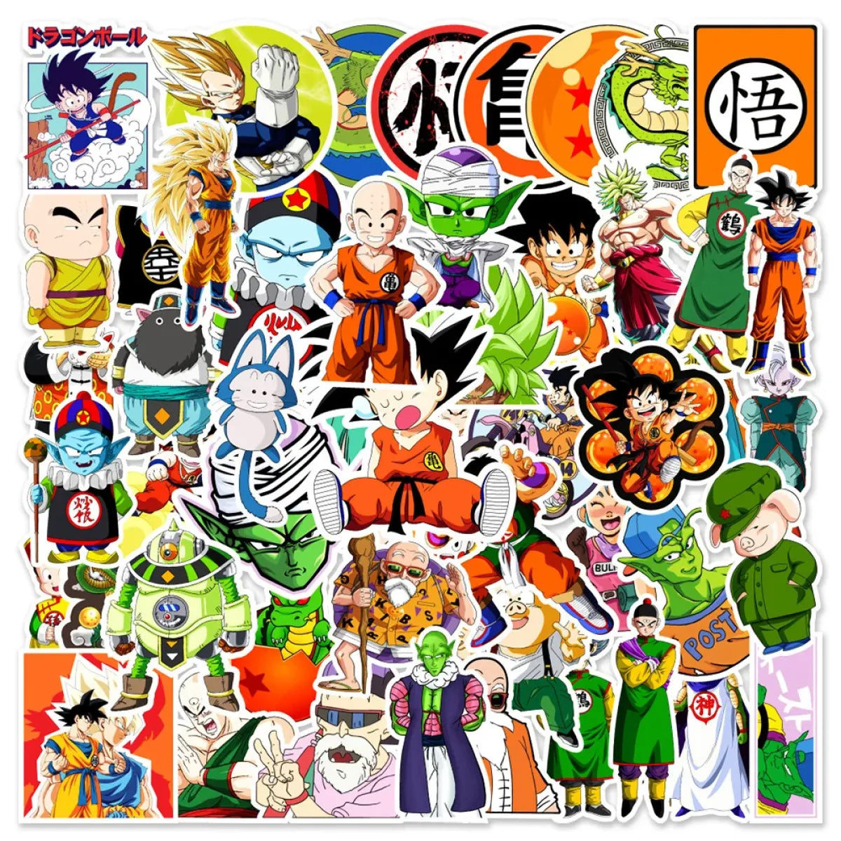 Dragon Ball Stickers - 50/100pcs - Son Goku Cartoon Decals