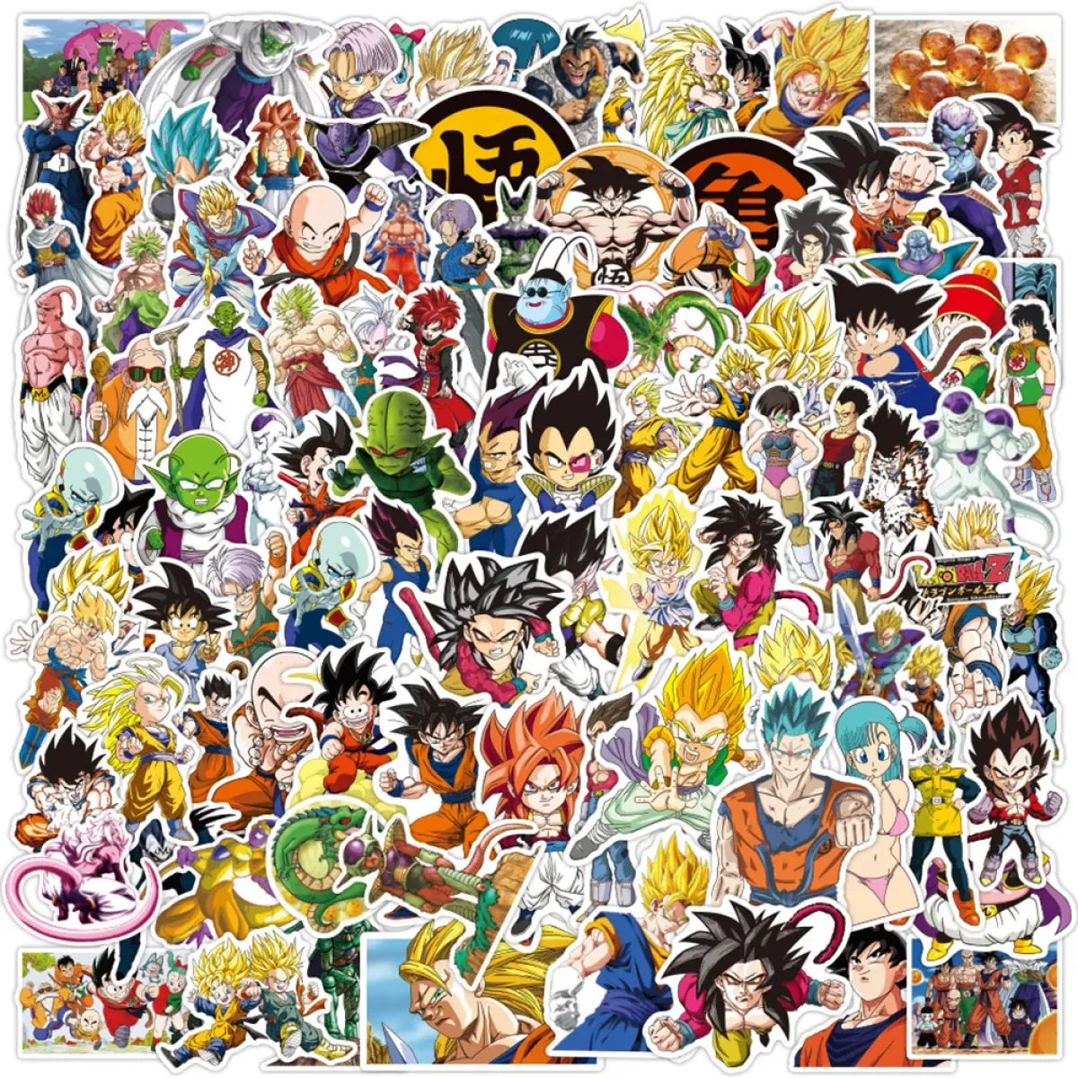 Dragon Ball Stickers - 50/100pcs - Son Goku Cartoon Decals