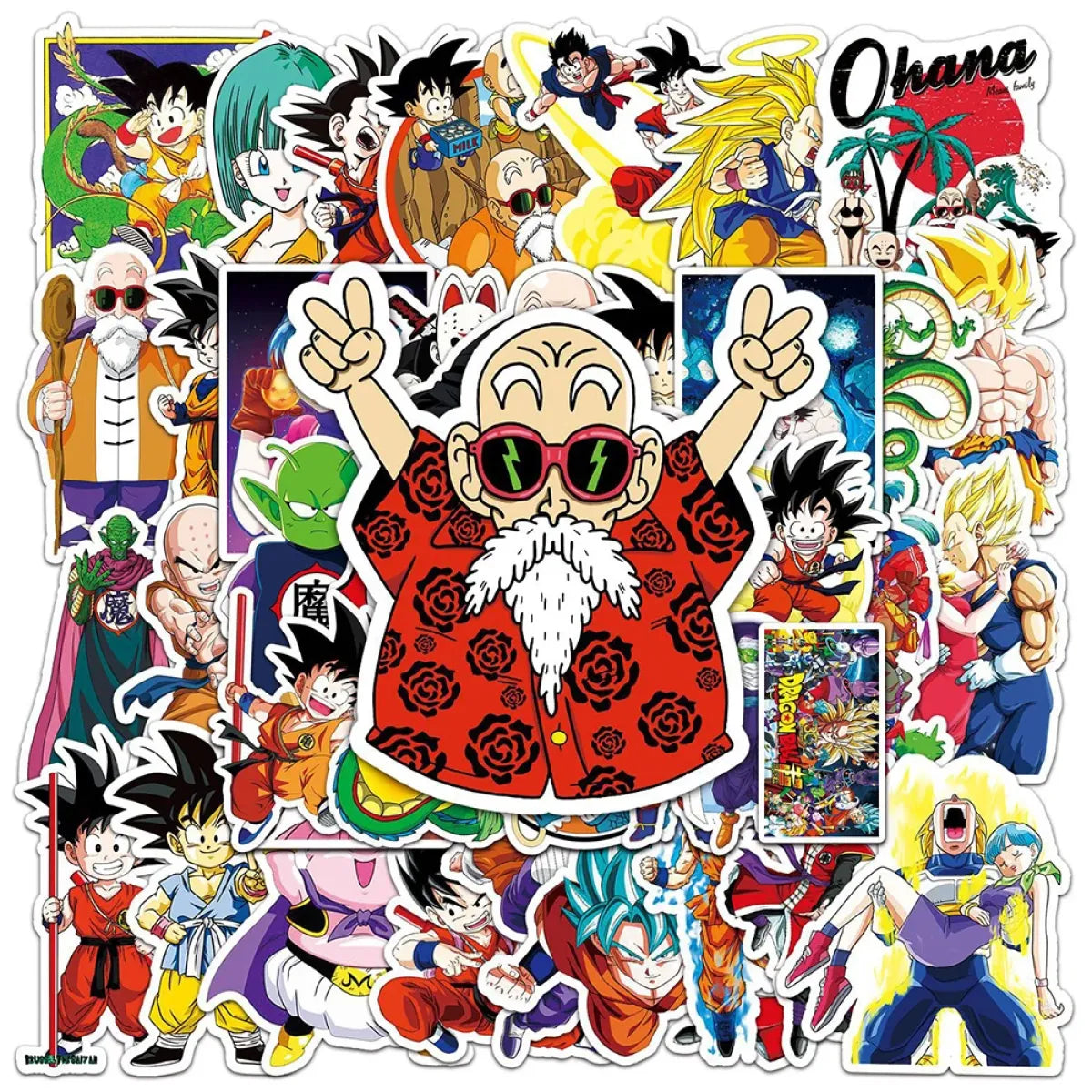 Dragon Ball Stickers - 50/100pcs - Son Goku Cartoon Decals